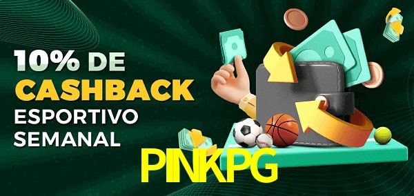 10% de bônus de cashback na PINKPG