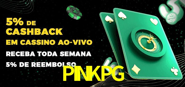 Promoções do cassino ao Vivo PINKPG